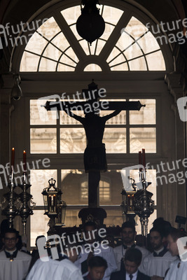 Procesion del Cristo de los Alabarderos in Madrid