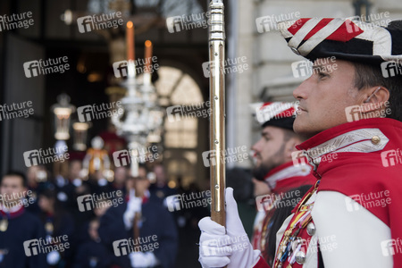 Procesion del Cristo de los Alabarderos in Madrid
