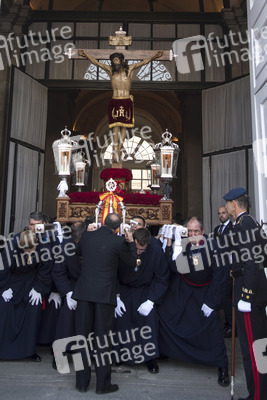 Procesion del Cristo de los Alabarderos in Madrid