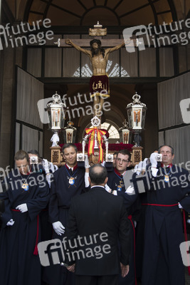 Procesion del Cristo de los Alabarderos in Madrid