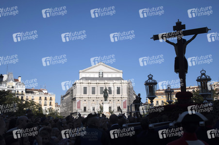 Procesion del Cristo de los Alabarderos in Madrid