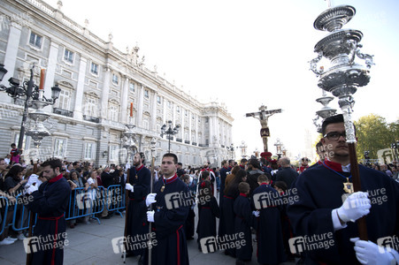 Procesion del Cristo de los Alabarderos in Madrid