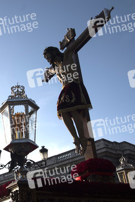 Procesion del Cristo de los Alabarderos in Madrid