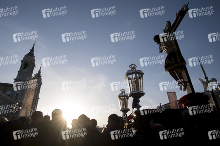Procesion del Cristo de los Alabarderos in Madrid