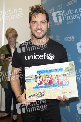 Ernennung von David Bisbal zum UNICEF-Botschafter in Madrid