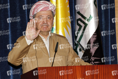 Masud Barzani empfängt Sigmar Gabriel in Erbil