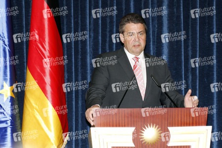 Masud Barzani empfängt Sigmar Gabriel in Erbil