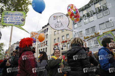 Demonstrationen gegen den AfD Bundesparteitag in Köln