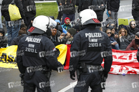 Demonstrationen gegen den AfD Bundesparteitag in Köln