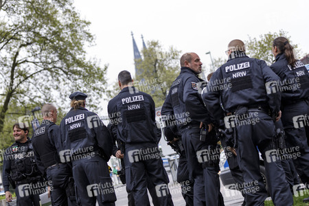 AfD-Parteitag Vorbereitung in Köln