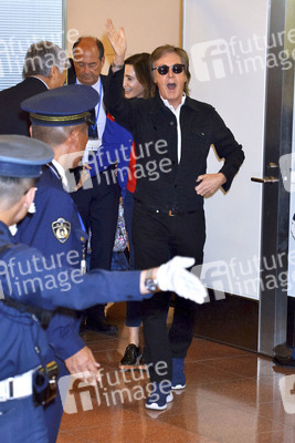 Ankunft von Paul McCartney in Tokio