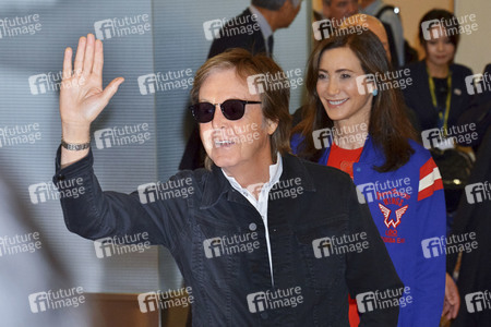 Ankunft von Paul McCartney in Tokio