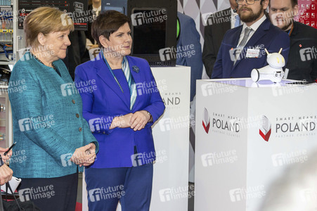 Eröffnungsrundgang der Bundeskanzelerin auf der Hannover Messe 2017