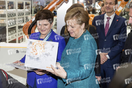 Eröffnungsrundgang der Bundeskanzelerin auf der Hannover Messe 2017
