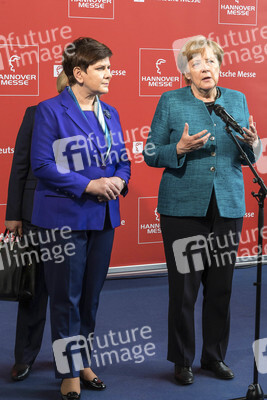 Eröffnungsrundgang der Bundeskanzelerin auf der Hannover Messe 2017
