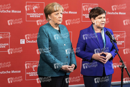 Eröffnungsrundgang der Bundeskanzelerin auf der Hannover Messe 2017