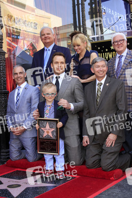Chris Pratt erhält einen Stern auf dem Hollywood Walk of Fame in Los Angeles