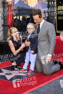 Chris Pratt erhält einen Stern auf dem Hollywood Walk of Fame in Los Angeles
