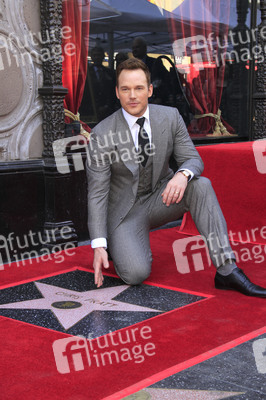 Chris Pratt erhält einen Stern auf dem Hollywood Walk of Fame in Los Angeles