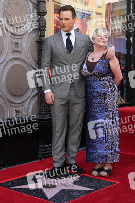 Chris Pratt erhält einen Stern auf dem Hollywood Walk of Fame in Los Angeles