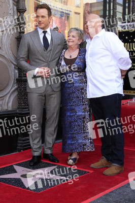 Chris Pratt erhält einen Stern auf dem Hollywood Walk of Fame in Los Angeles