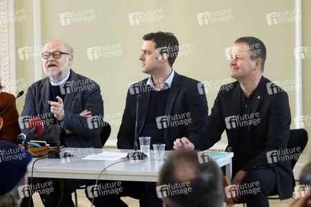Pressekonferenz zur Wiedereröffnung der Staatsoper Unter den Linden in Berlin