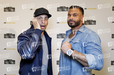 Pressekonferenz zum Charity-Event 'Duell der Maschinen' in Köln