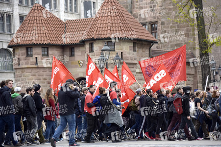 1. Mai Demo in Nürnberg
