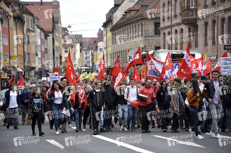 1. Mai Demo in Nürnberg