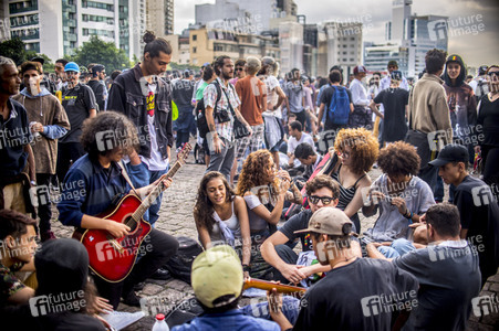 Hanf-Parade in Sao Paulo
