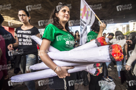 Hanf-Parade in Sao Paulo
