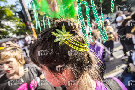 Hanf-Parade in Sao Paulo
