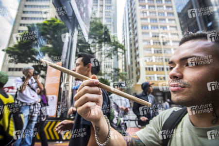 Hanf-Parade in Sao Paulo