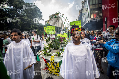 Hanf-Parade in Sao Paulo