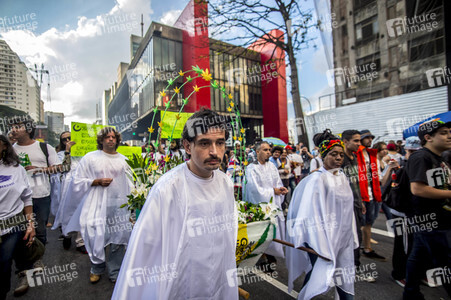 Hanf-Parade in Sao Paulo