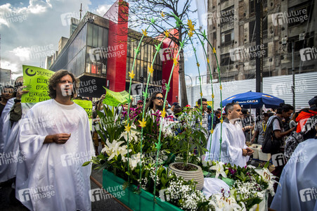 Hanf-Parade in Sao Paulo