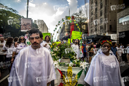 Hanf-Parade in Sao Paulo