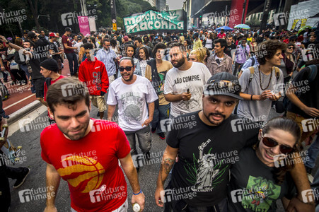 Hanf-Parade in Sao Paulo