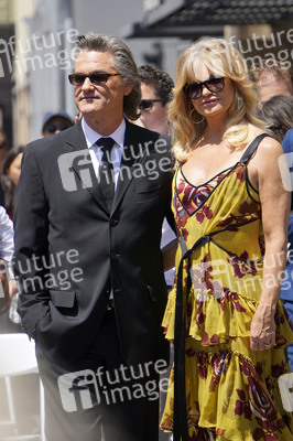 Goldie Hawn und Kurt Russell erhalten Sterne auf dem Hollywood Walk of Fame in Los Angeles