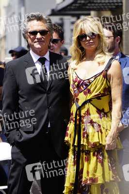 Goldie Hawn und Kurt Russell erhalten Sterne auf dem Hollywood Walk of Fame in Los Angeles