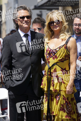 Goldie Hawn und Kurt Russell erhalten Sterne auf dem Hollywood Walk of Fame in Los Angeles