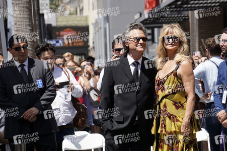 Goldie Hawn und Kurt Russell erhalten Sterne auf dem Hollywood Walk of Fame in Los Angeles
