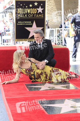 Goldie Hawn und Kurt Russell erhalten Sterne auf dem Hollywood Walk of Fame in Los Angeles