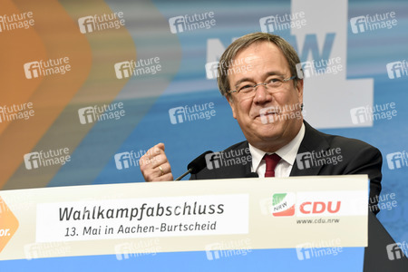 Abschlussveranstaltung der CDU im NRW Wahlkampf in Aachen