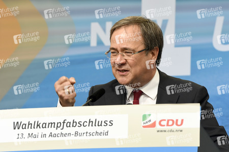 Abschlussveranstaltung der CDU im NRW Wahlkampf in Aachen