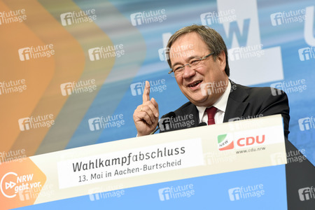 Abschlussveranstaltung der CDU im NRW Wahlkampf in Aachen