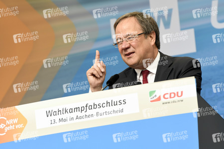 Abschlussveranstaltung der CDU im NRW Wahlkampf in Aachen