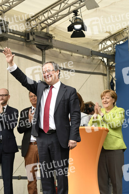 Abschlussveranstaltung der CDU im NRW Wahlkampf in Aachen
