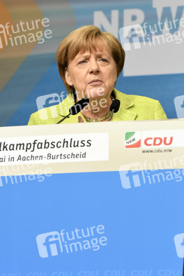 Abschlussveranstaltung der CDU im NRW Wahlkampf in Aachen