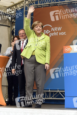 Abschlussveranstaltung der CDU im NRW Wahlkampf in Aachen